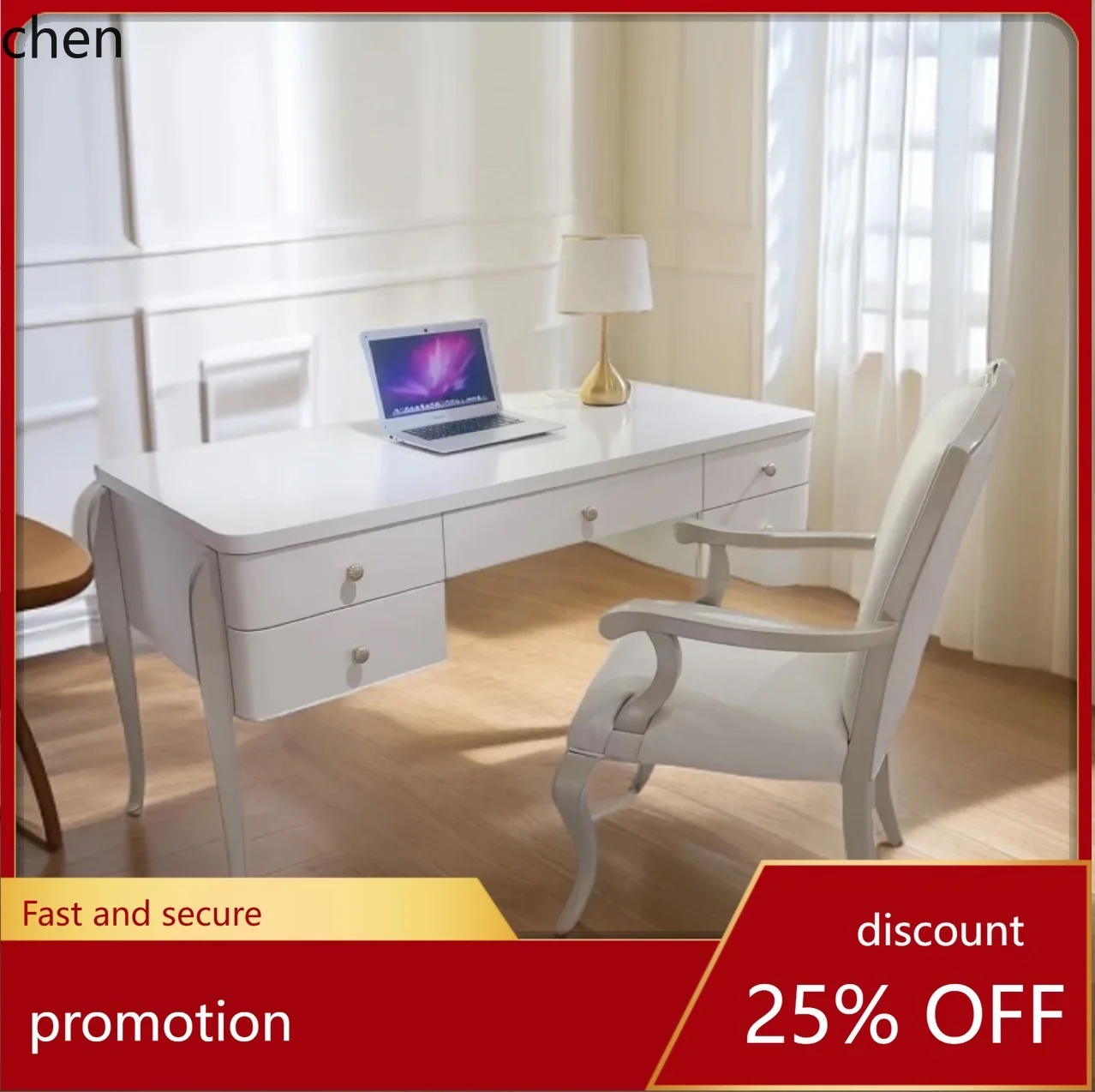 

Учебный стол и стул из цельного дерева CZ, простой учебный стул, домашний стол и набор стульев из цельного дерева, оптовая продажа