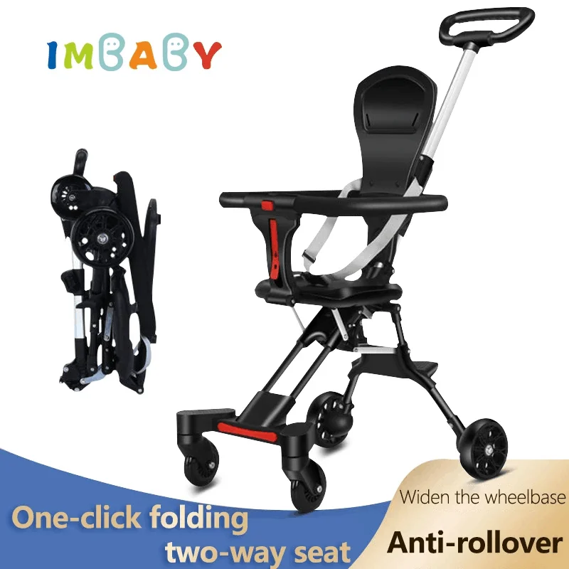 

Baby Stroller Infant Portable Folding Travel Carriage Cart Available Newborn Two-Way Seat High Children Four-Wheel Cart