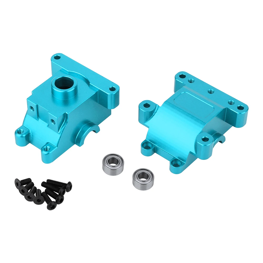 Aluminum Alloy Front and Rear Gearbox Housing Kit for Tamiya TT01