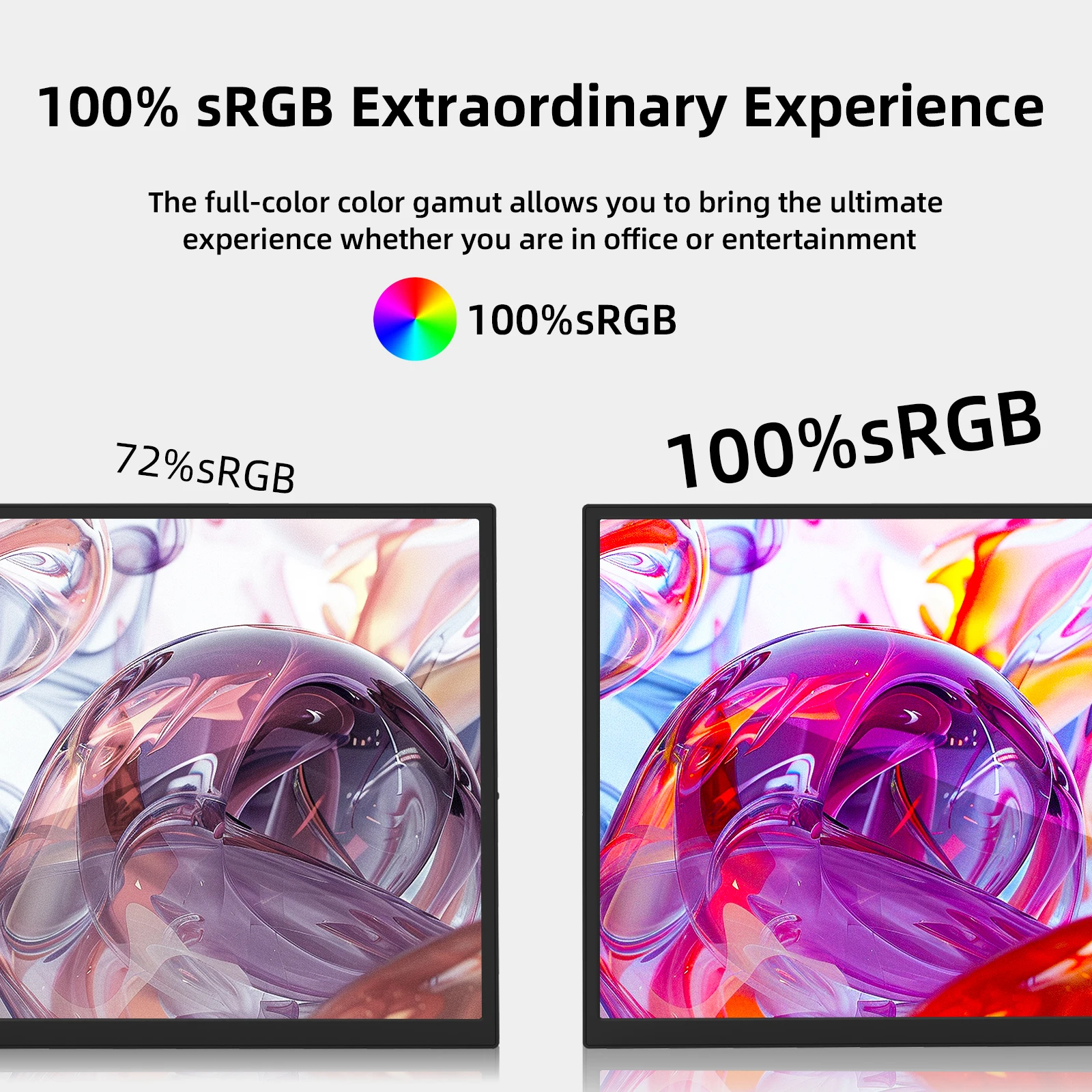 شاشة ZSUS مقاس 16 بوصة محمولة 100% sRGB 1200P IPS شاشة عرض كمبيوتر ألعاب للسفر لمفتاح الكمبيوتر المحمول على سطح البخار PS4 PS5 Xbox
