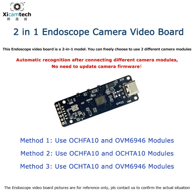 2 in 1 OV428 Endoscope Camera Video Board CMOS Sensor USB Type C Interface Supporting OCHFA10/OCHTA10/OVM6946 Modules-in Stock