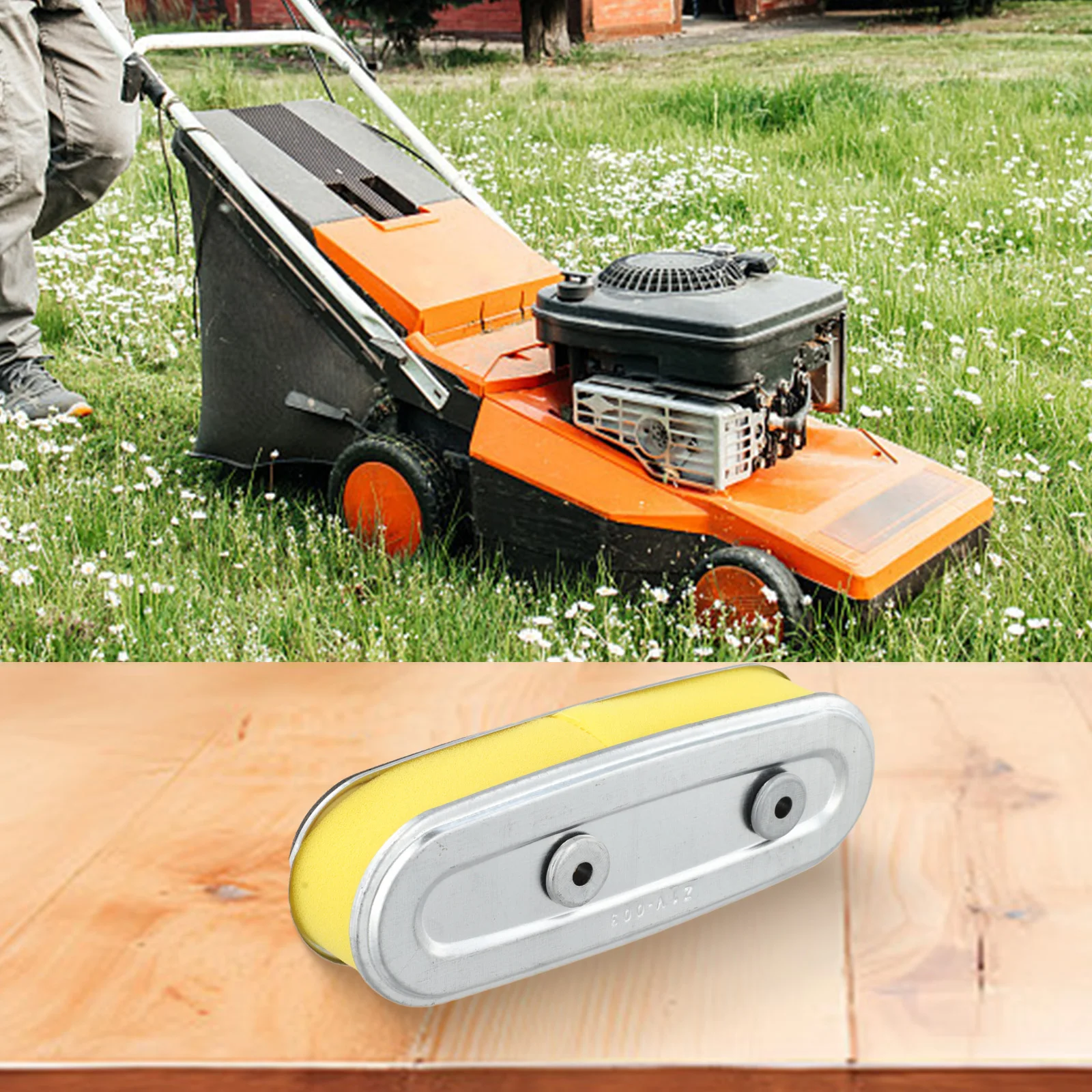 compatible air filter replacement suitable for various lawn mower models including the popular series like the range