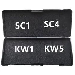 2pcs/lot civil tool 2in1 Lishi Tool 2 in 1 SC1 KW1 SC4 KW5 locksmith tool