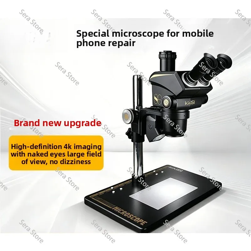 S6 microscope 6.8-68 x continuous zoom high definition mobile phone main board maintenance inspection