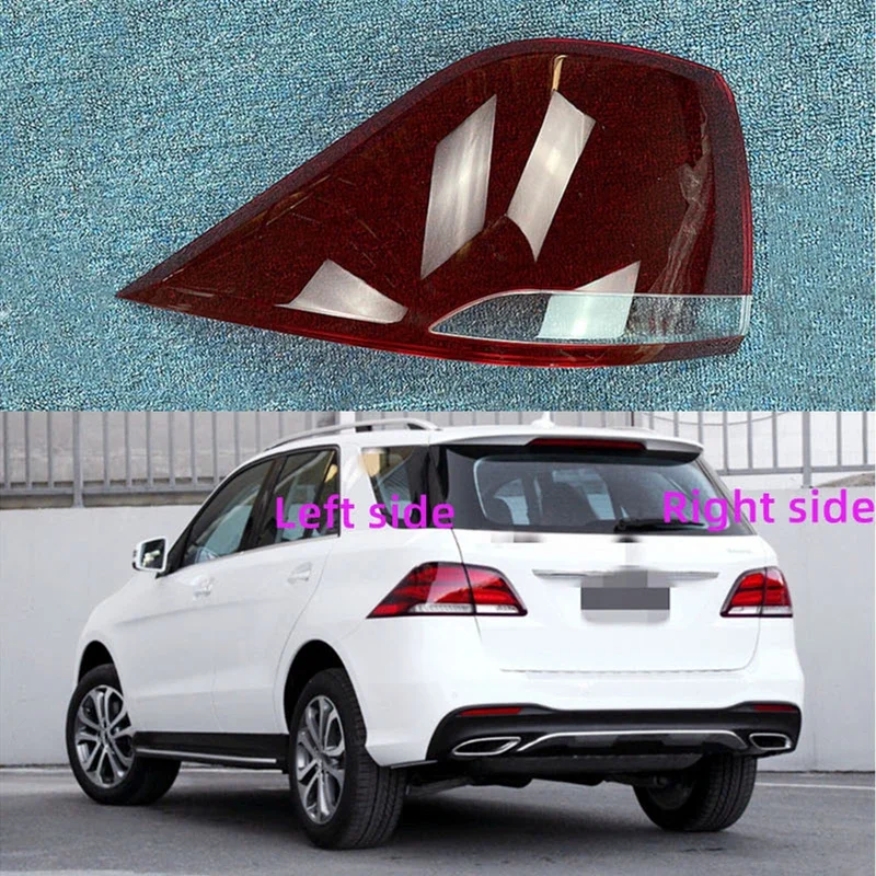 

For Mercedes-Benz GLE 2016 2017 2018 2019 Rear Taillight Shell Brake lights Shell Replacement Auto Rear Shell Cover