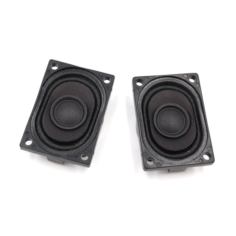 2pcs 2W 8 ohm Speakers Horn 2840 Amplifier Rubber Gasket Loudspeaker 28x40mm LCD Monitor TV Loud Speaker Iron+Plastic