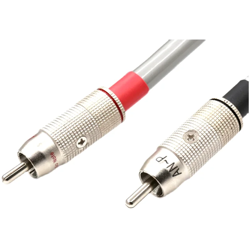 

Note AN-Vx 99.99% Solid Silver Plated Audio Line RCA Plug HiFi Audio Signal Cable