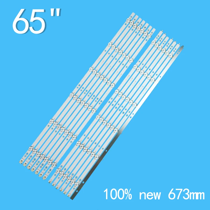 LED strip for 65PUS6523/12 65PUS6162/05 65PUS6262/05 65PUS6272/05 65PUS6503/12 65PUS6753/12 65PUS6703/12 LB65047 V0_01 V1_01 65P