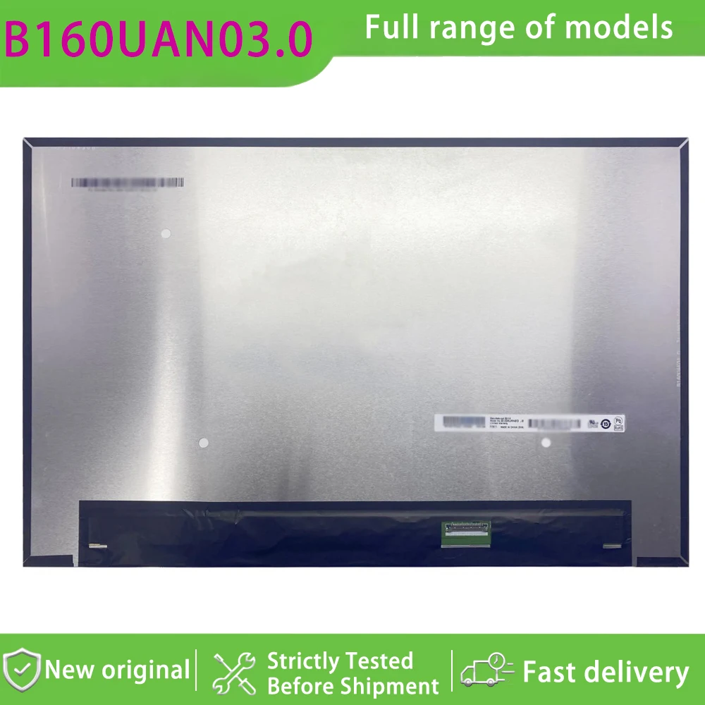 B160UAN03.0 16.0 Inch Wuxga 10 Aspect Ratio Ips Grade Lcd Display Panel Matte Non-touch  for Laptop Assembly Replacement Part