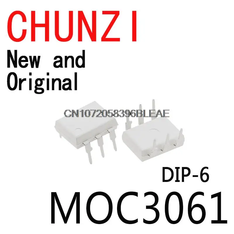 10PCS New and Original DIP6 DIP 3061 DIP-6 MOC3061