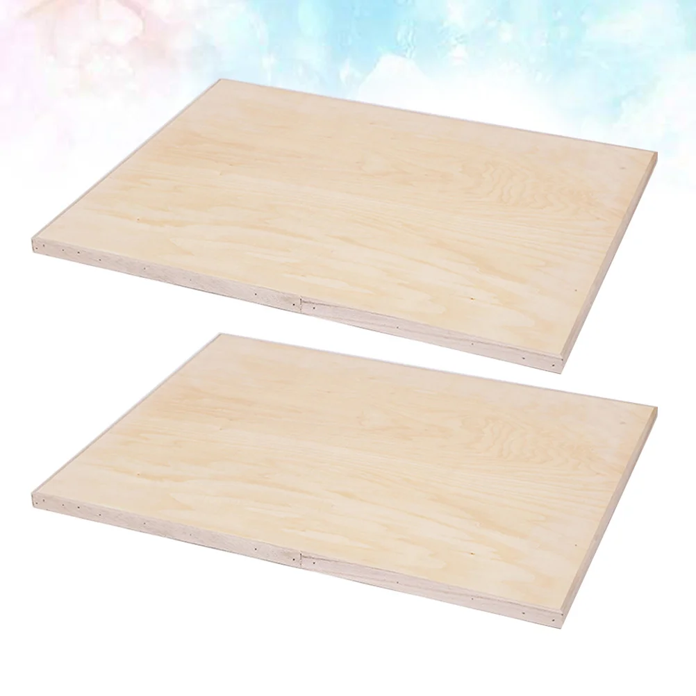 

2pcs Wooden Sketching Drawing Board 8K Smooth Surface For Art Painting Durable Sketchpad Fashion Drawing Palette Art Supplies