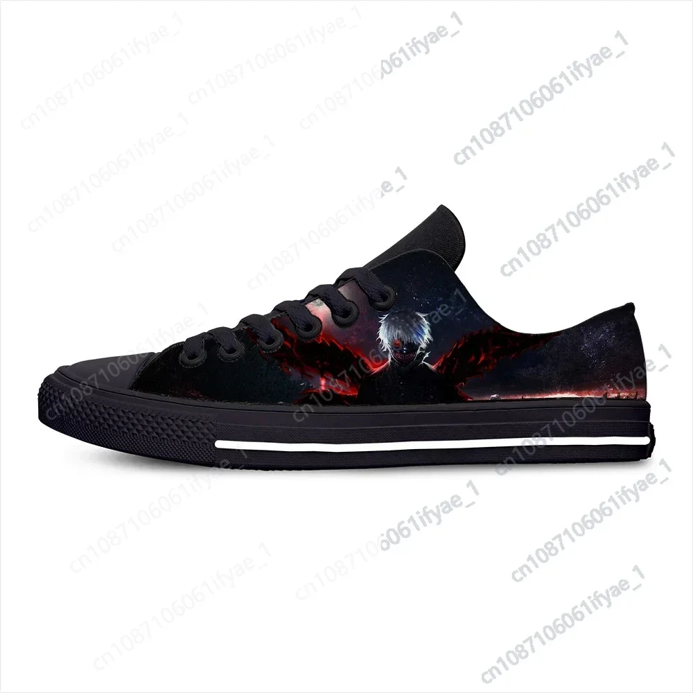 Hot Cool Fashion Low Top Lichtgewicht Sneakers Klassieke Canvas Schoenen Man Vrouw Tokyo Ghoul Hoge Kwaliteit Klassieke Board Schoenen