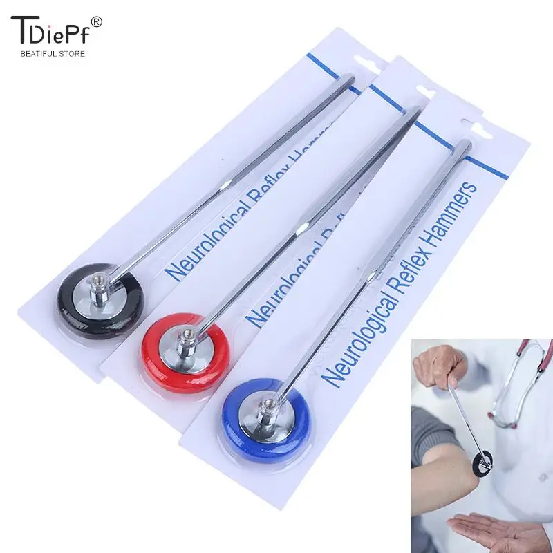 1Pcs Percussion Hammer Medical Neurological Percussion Knee Examination Diagnostic Percussor Reflex Massage Tendon Hammer Health image 3