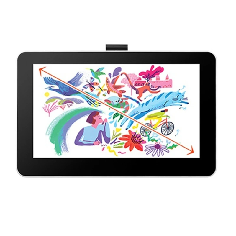 ป้องกันหน้าจอ Anti-Glare High Sensitive Frosted ฟิล์มสำหรับ Wacom 13 DTH134 Dropship