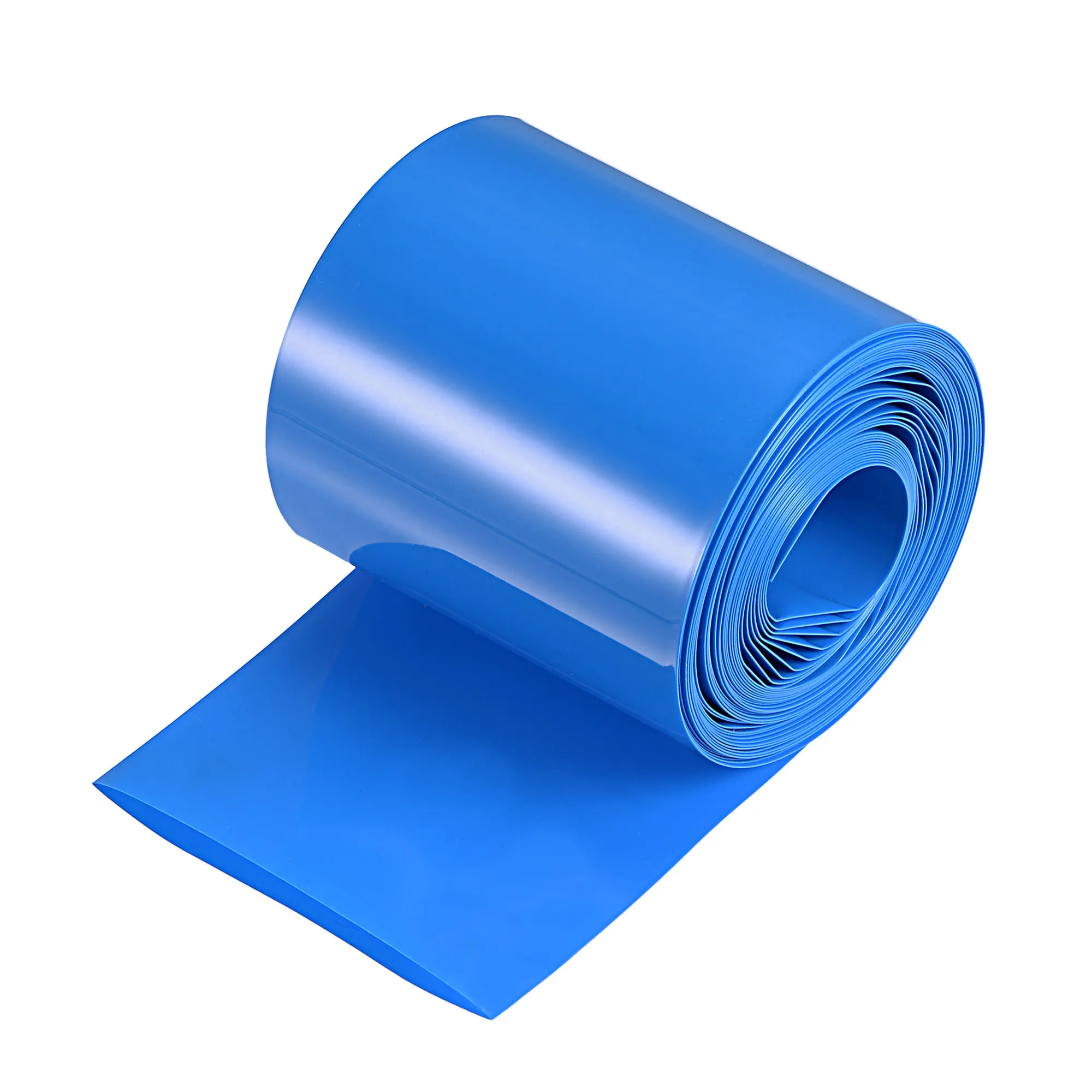 1-10m Battery Wrap PVC Heat Shrink Tubing 26-220mm Dia 43-450mm Flat Width Good Insulation Heat Shrinkable Tube for Battery Pack