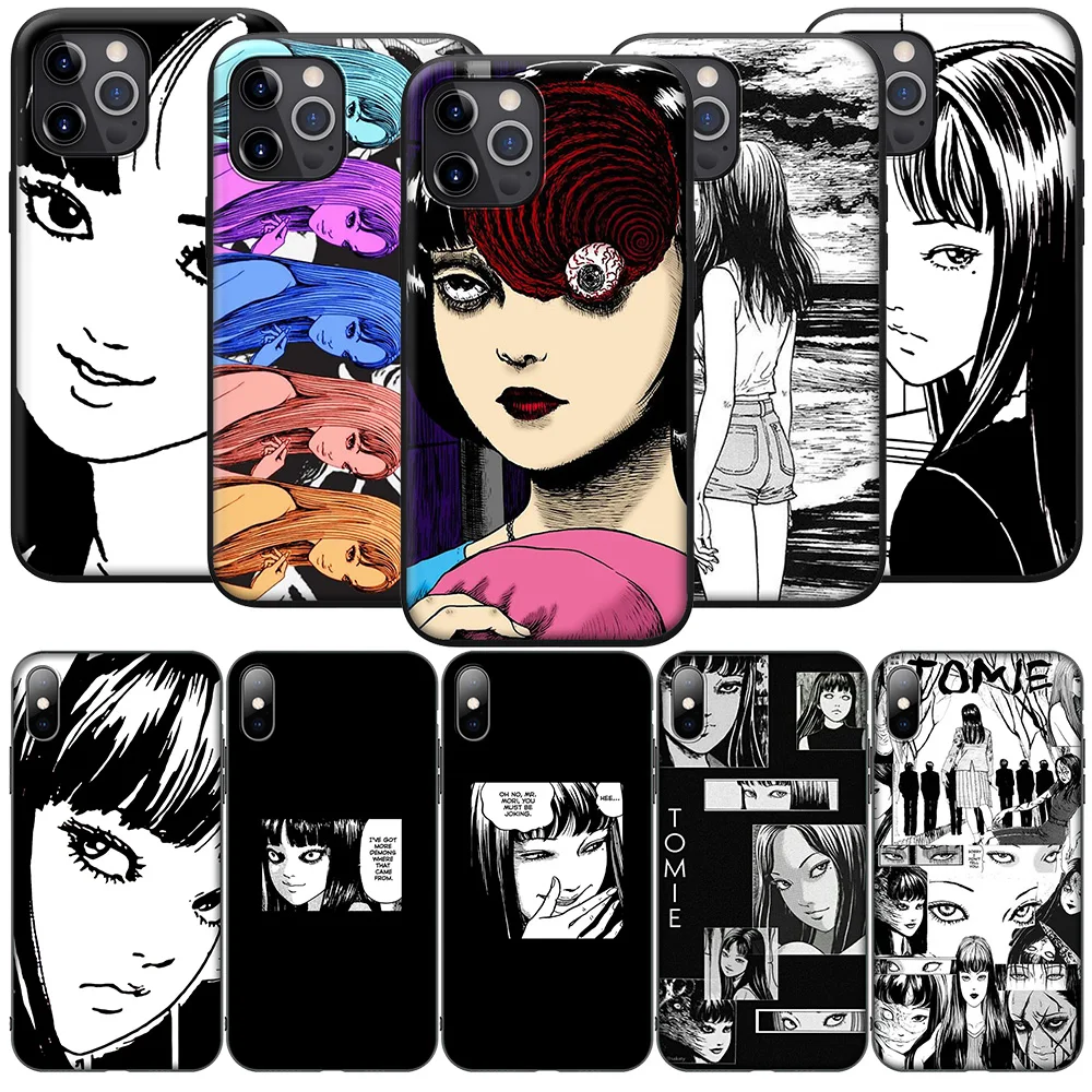 H-89 Junji Ito Tomie Anime horror New Phone Case for Xiaomi Redmi Note 11 11s 10 10s 9 9s 10t 8T 8 7 6 Pro Max