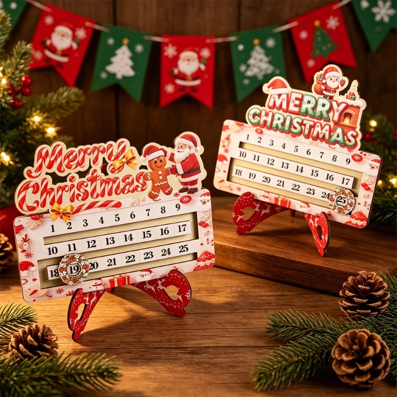 Advent Calendar Gift - Calendario de Adviento de Madera para