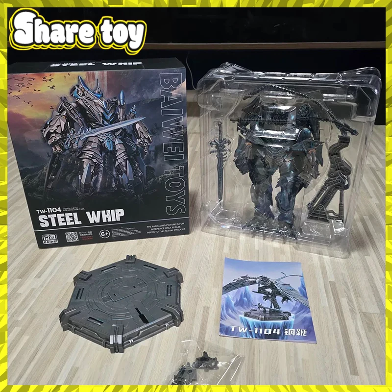 BAIWEI Transformacja TW-1104 TW1104 Strafe Robot Swoop Alloy Edition Film 4 anime Figurka Akcji Dinobot model zabawka 27CM
