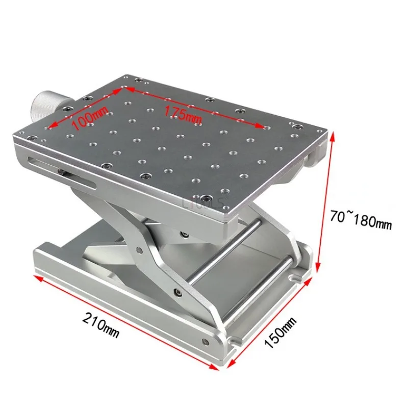 Lifting Table Laboratory Board Mobile Workbench 210x150x70mm Desktop Portable Cabinet Used for Laser Marking Machine Hand Tools