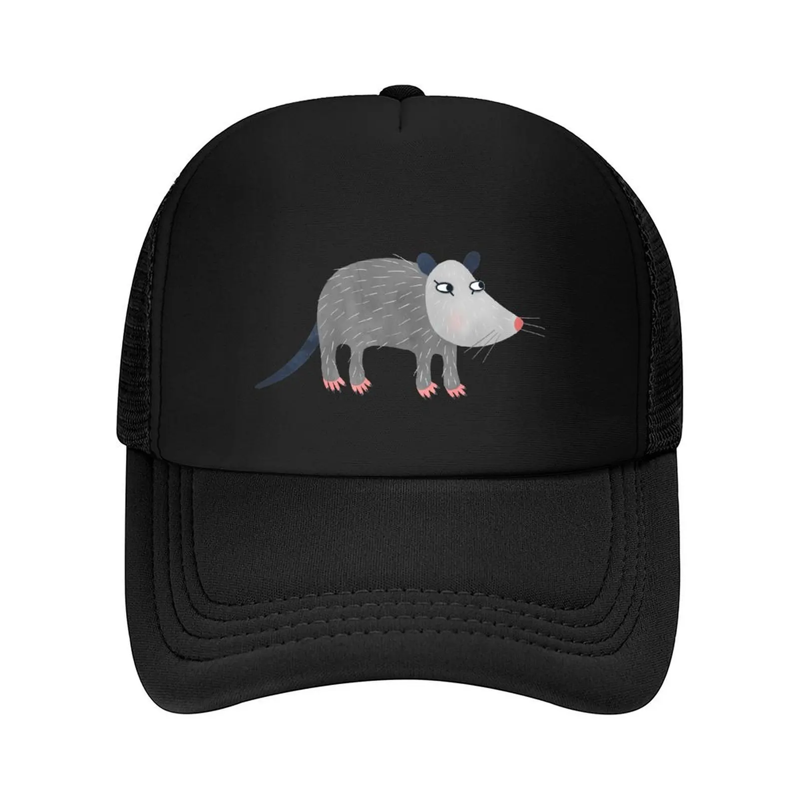 

Possum Baseball Cap Rave Trucker Cap funny hat Sun Hat For Children Women Men's