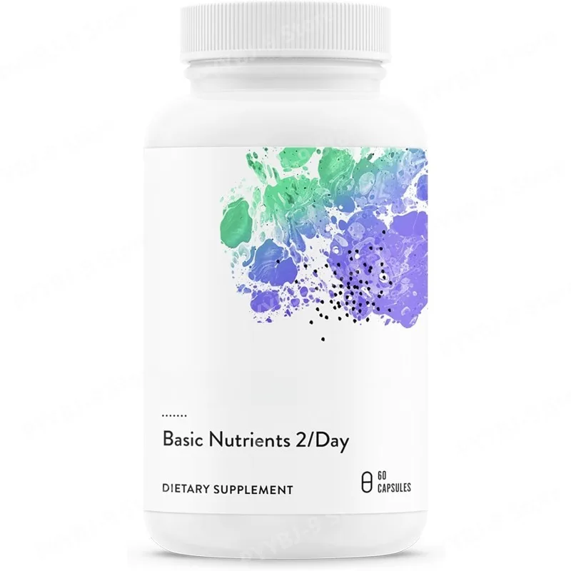 

Мультивитаминный и минеральный комплекс для ежедневной поддержки питания. Высококачественные ингредиенты. 60 капсул. Без глютена, молочных продуктов и сои.