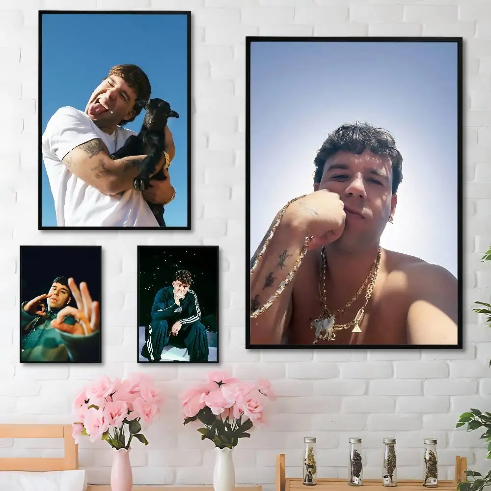 Singer Q-Quevedo EL BAIFO Trendy INS Style Poster Sticker Fashion Aesthetic Art Print for Dorm Home Wall Decoration