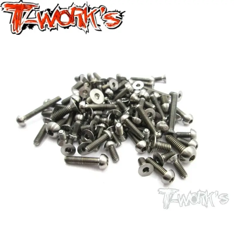 Original T works TSS-P1216 64 Titanium Screw set For Rapide P12-2016 Rc part