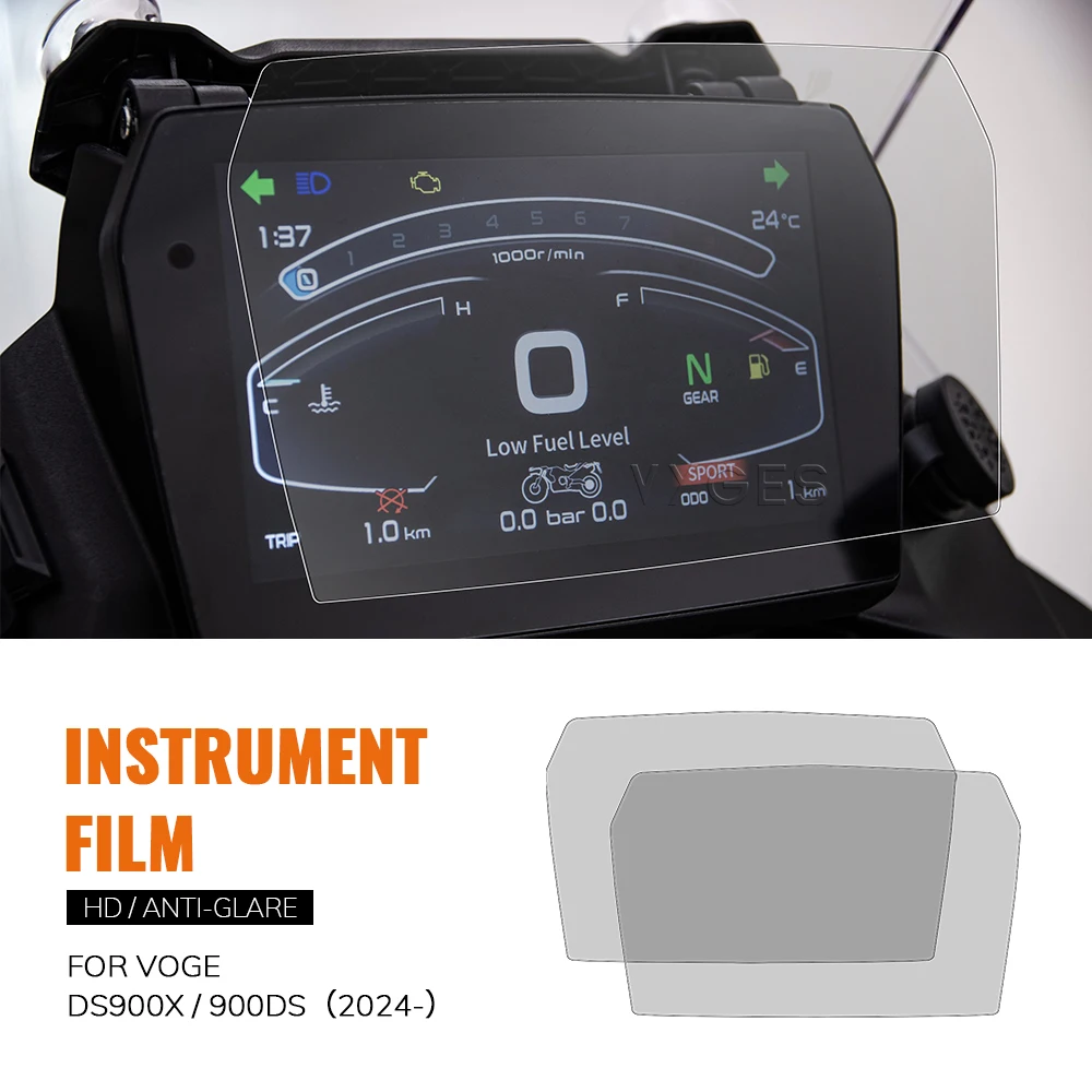 Motorcycle For VOGE DS900X 900DS DS900 DS 900 X 2024- TFT Display Protection Film Screen Protector Instrument Film