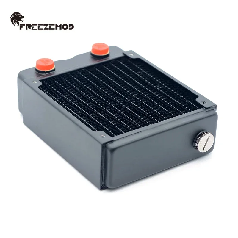 FREEZEMOD 120 Water Cooing Radiator PC Copper Water Cooled Heatsink 12 Channels 45mm Thick For water cooling system