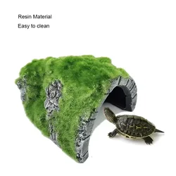 New Aquarium Decoration Resin Aquatic Fish Tank Ornament Decor Artificial Reptile Terrarium Turtle Accessories