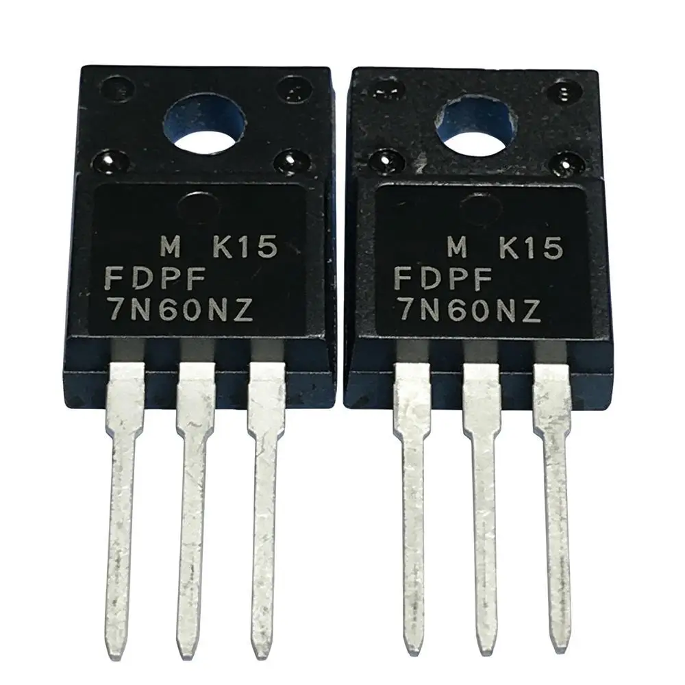 5PCS FDPF7N60NZ 600V 6.5A FDPF5N50NZFT 500V 5A BUL128DB 700V 4A IRFIZ34G 60V 20A IRF640S 200V 16A MURB1660CT 600V 16A