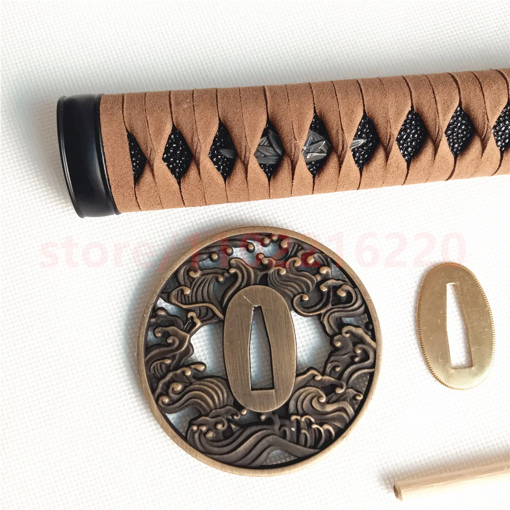 Exquisite Tsuka Handle Hilt Alloy Tsuba Handguard Guard Brass Habaki Seppa For Japan Real Japanese Samurai Katana Sword Fittings