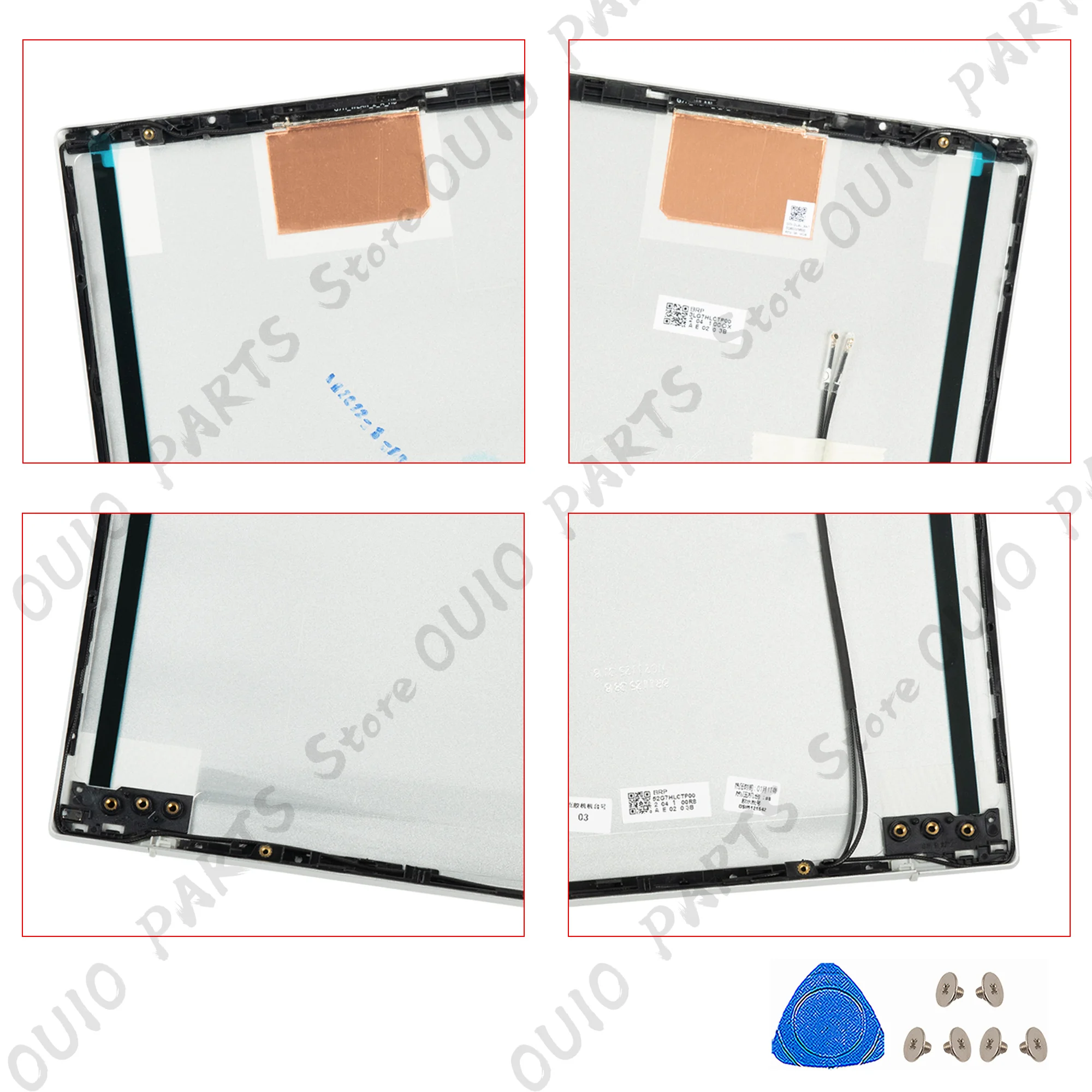 

Новинка для Pavilion 15-EG 15Z-EG 15Z-EH 15-EH TPN-Q245 TPN-Q246, задняя крышка, передняя панель, петли, задняя крышка, верхний металлический корпус, серебристый цвет