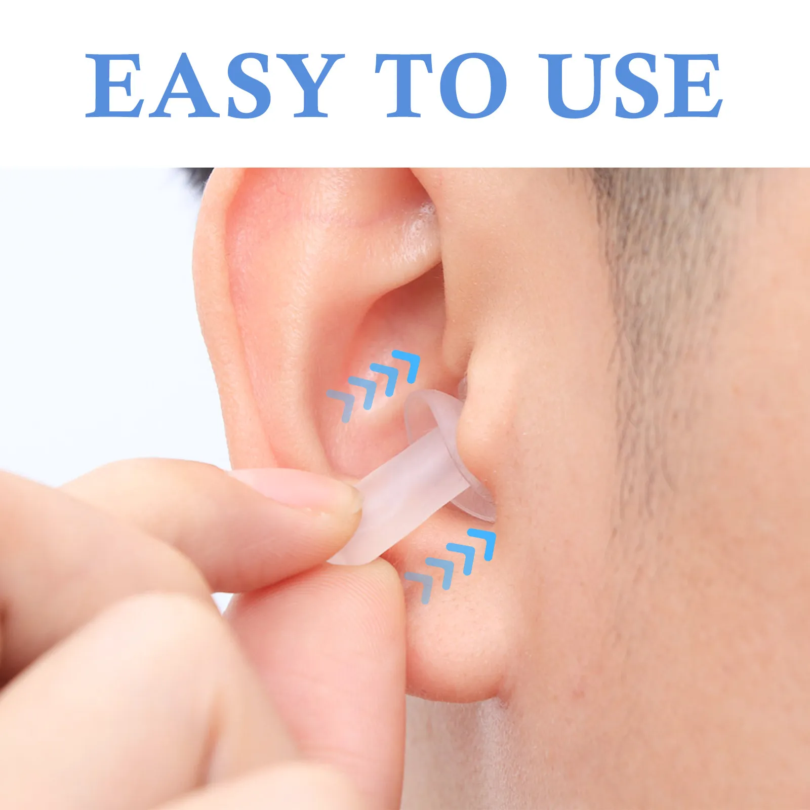 40Pcs Hypoallergenic Silicone Ear Plugs Gentle on Ears Noise Reducing Earplugs for Sleep Swimming Study Work Ear Protection