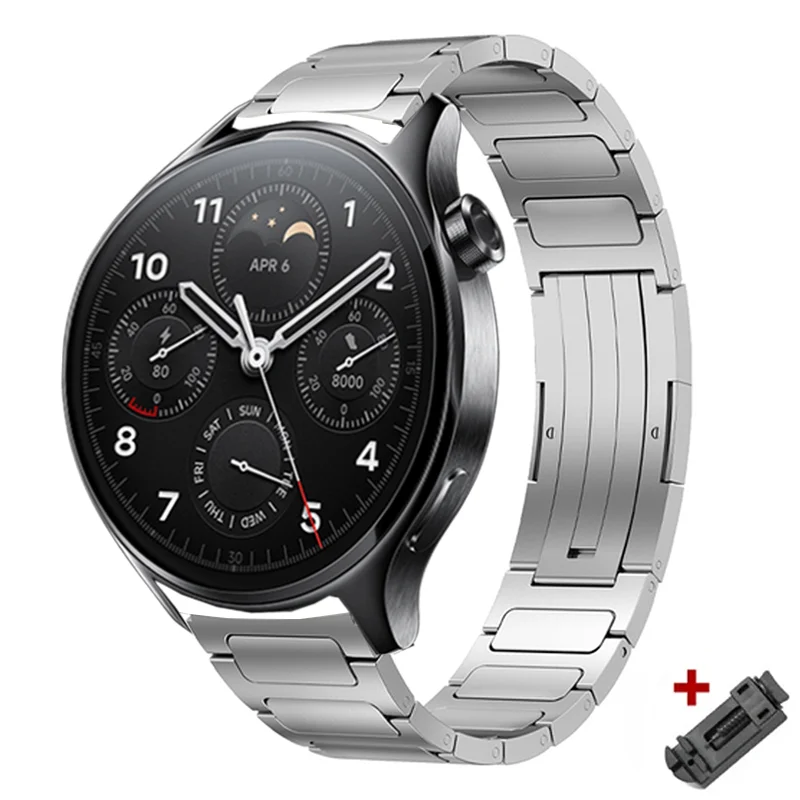 Luxury Titanium Strap For Xiaomi Watch 3 Metal Correa For XiaoMi Watch S1 Pro Series Watch 2 Men Business Bracelet