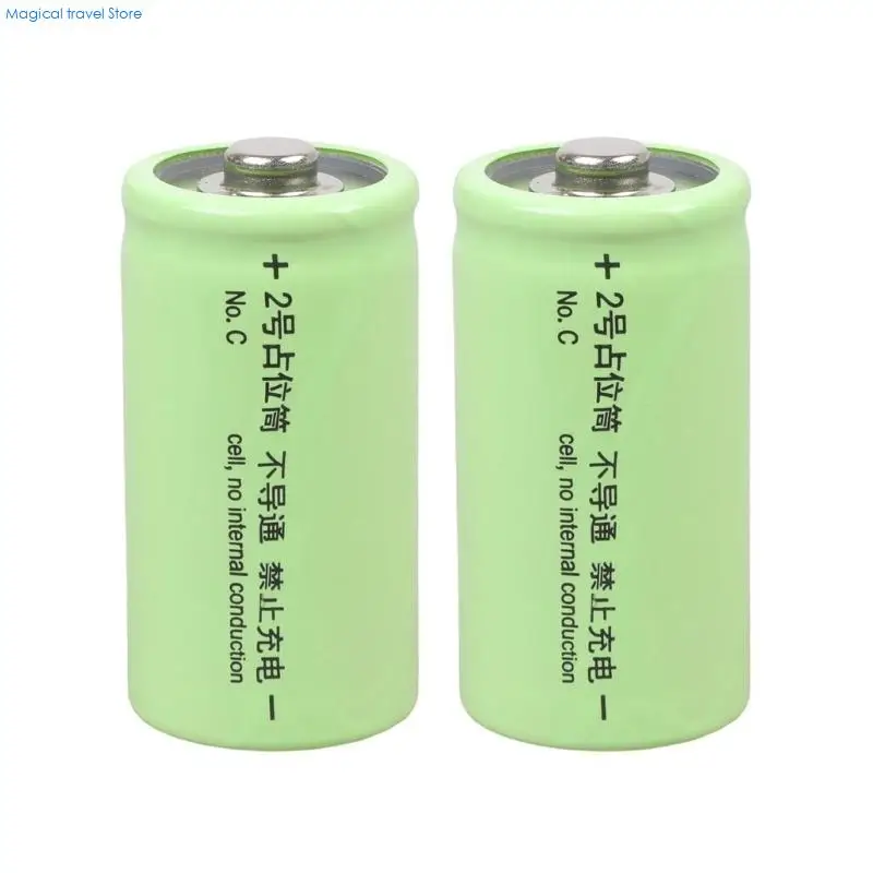 N2UB Manganese Steel LR14 C Dummy Battery Connector For Customizing Power Adapter Installation In LED Devices