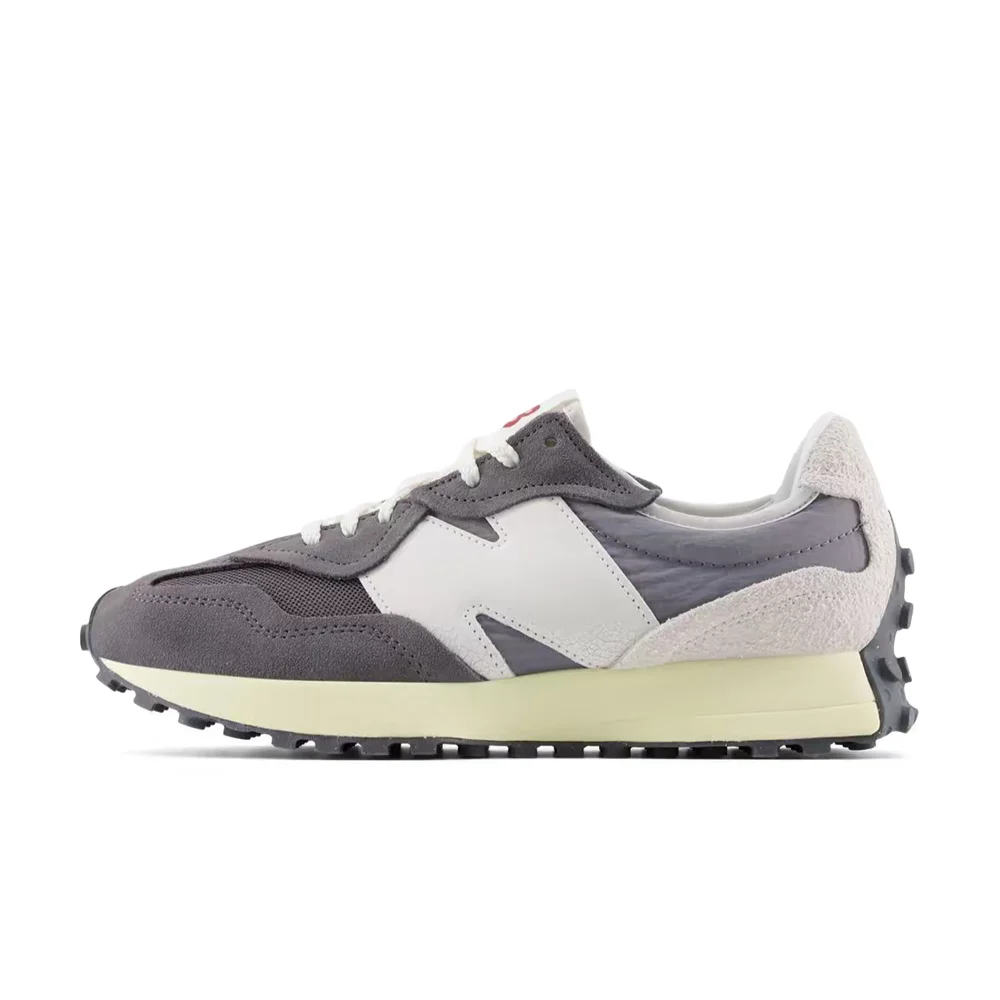 New Balance NB327 Unisex Low-Top Casual Running Shoes  Gray/White, Breathable Upper, Versatile & Comfortable U327WRF