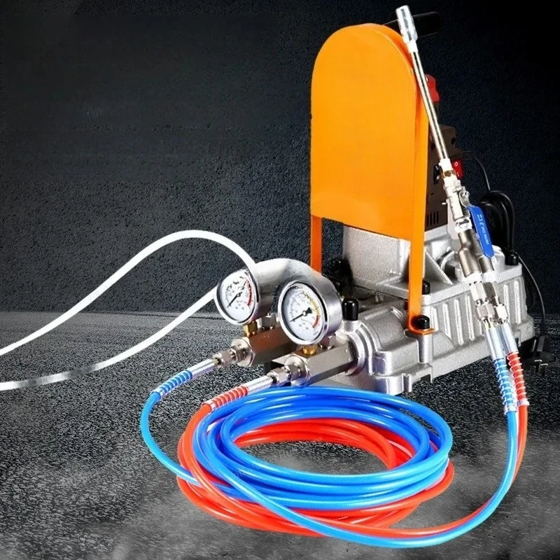 High Pressure Water Curing Grouting Machine Epoxy Resin Hollow Dual Component Cement Grouting Tool for Concrete Leak Repair