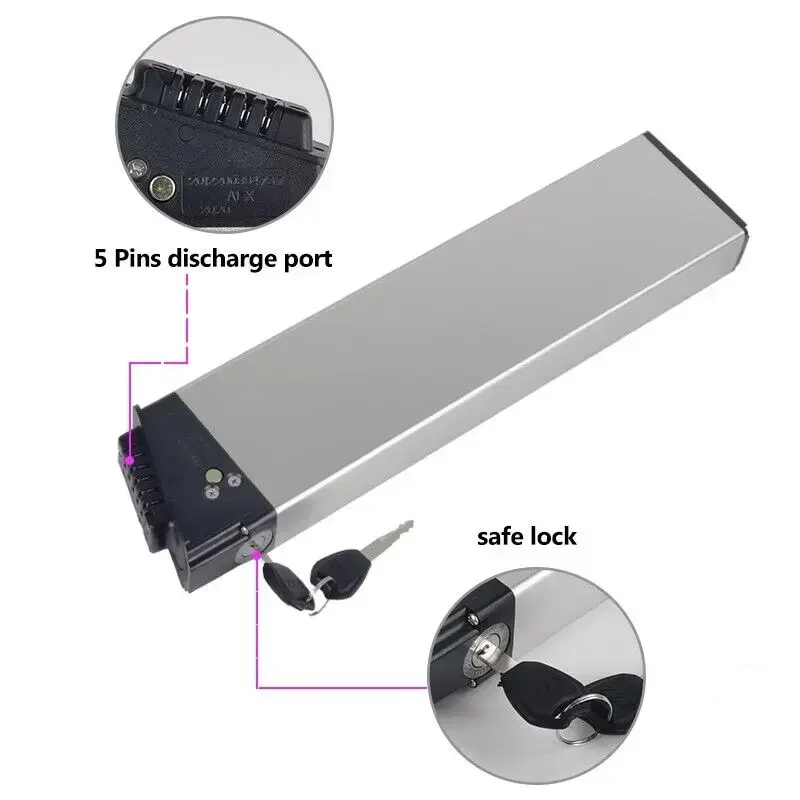 Ebike with 48V 20Ah/12Ah Built - in Battery for Samebike (LO26, R5s, etc.) - 750W 18650 Cells Deliver Exceptional Power