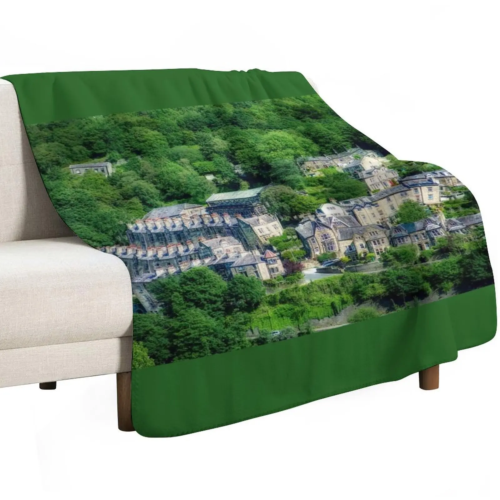 Hebden Bridge Through Beer Goggles Throw Blanket Luxury Brand Thermal Luxury Thicken Comforter Flannels Warm Blankets