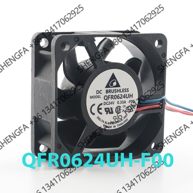 Cooling Fan QFR0624U-F00 Delta 12V 48V DC 24V 0.33A AC EC 6025 60X60X25MM 6CM Dual Ball High air Volume Inverter Control Cabinet