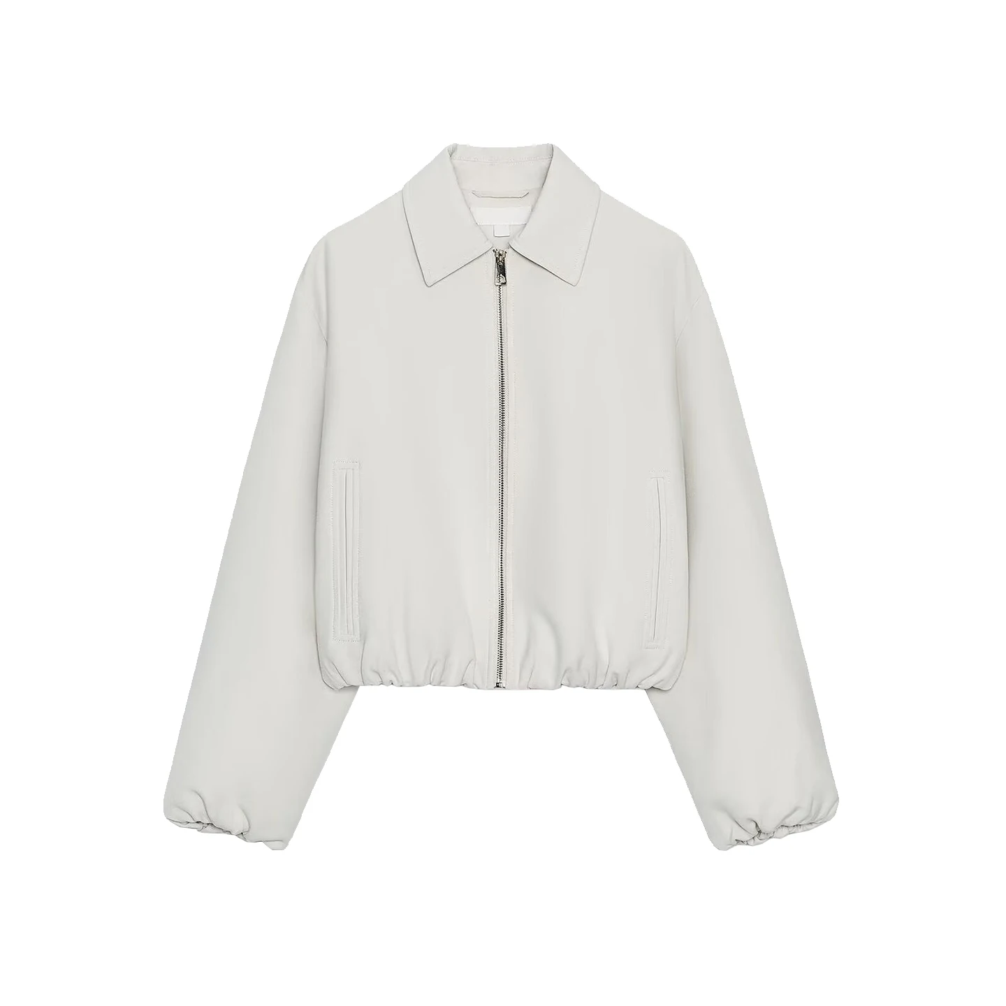 เสื้อแจ็คเก็ตพองตัวแบบมีซิปแฟชั่นสำหรับผู้หญิง รุ่นใหม่ล่าสุดสำหรับฤดูใบไม้ร่วง ระบายอากาศได้ดี ทรงพอดีตัว เสื้อคลุมสำหรับผู้หญิง รุ่น Z