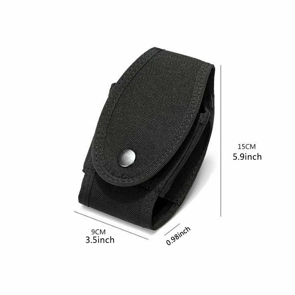 الولايات المتحدة التكتيكية العسكرية الشرطة الحرس تكبيل حامل حقيبة الحقيبة السوداء العالمي النايلون سريعة خارج مول الخصر تكبيل الحقيبة