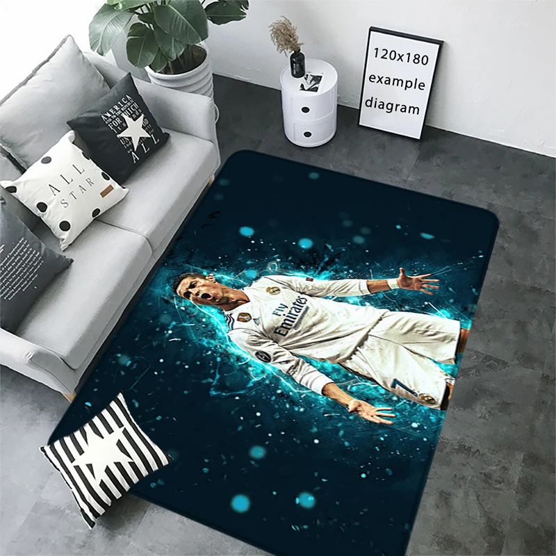 Foot Carpets CR7 Living Room Rug Cristiano Ronaldo Entrance Doormat Bathroom Floor Mat Carpet Anti Slip Home Kitchen Hallway