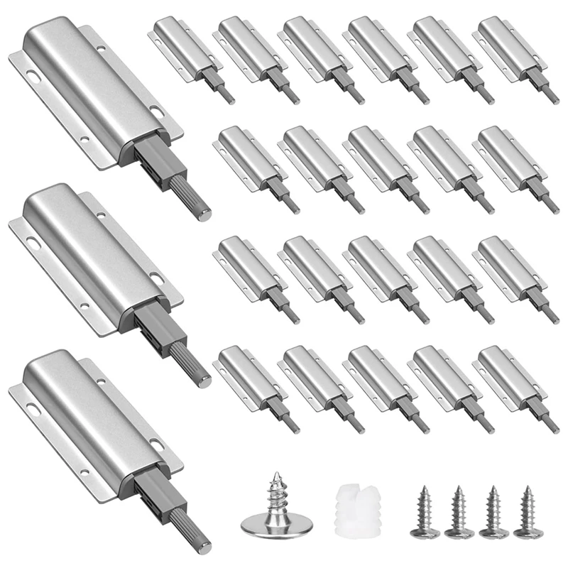 

Push To Open Door Catches 24 Pack Push Latch For Cupboard Push Door Catch For Closet Door Magnetic Door Latch Easy Install