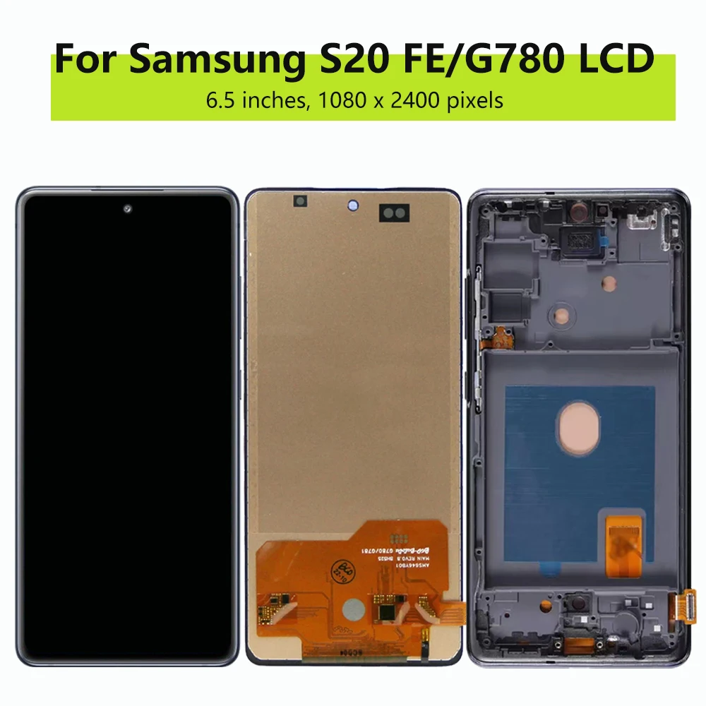 TFT S20FE G780 LCD Display Screen For Samsung Galaxy G780F G780F/DSM G780LCD Display Touch Screen Digitizer Assembly Replacement