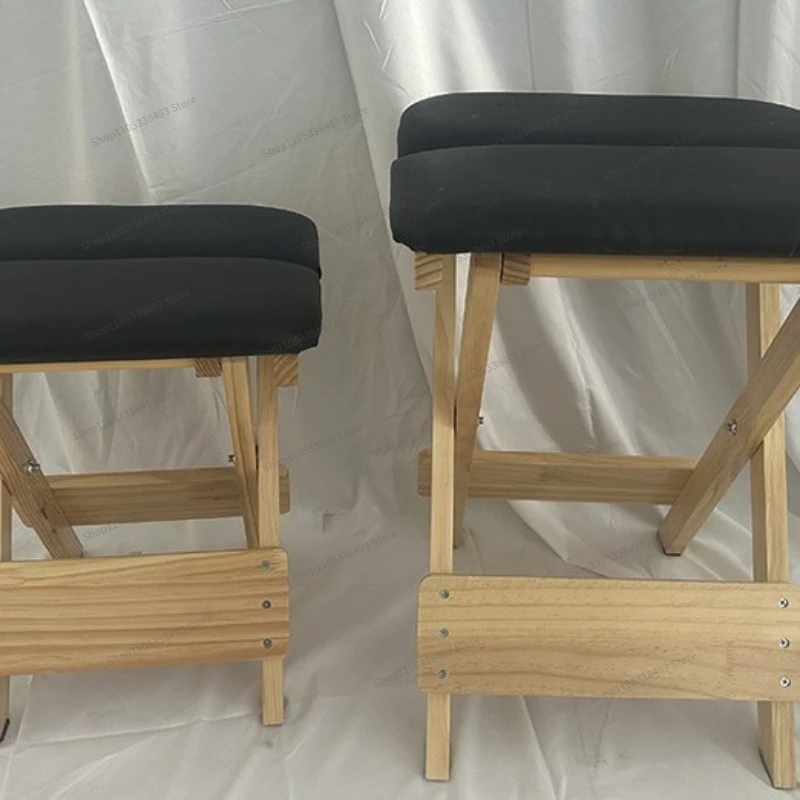 For Solid Wood Folding Stool, Yoga Chanrou Training Stool, Pilates Folding , Yunda Exercise Yoga