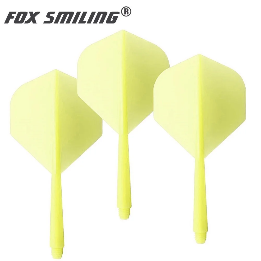 Fox Smiling 3pcs Dart Flights And Shafts 2BA Screw 2 in 1 Dart shaft Durable Anti-fall PA Series Professional Dart Accessories