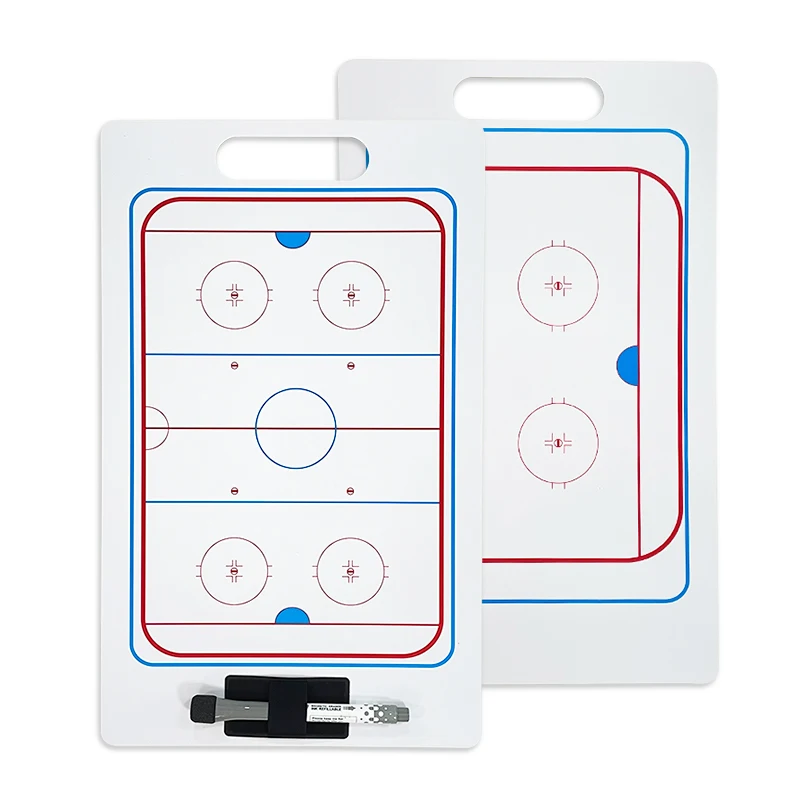 Professional Game coach Tactical Instruction Command Board Can Be Written and Portable Ice Hockey Coaching Board
