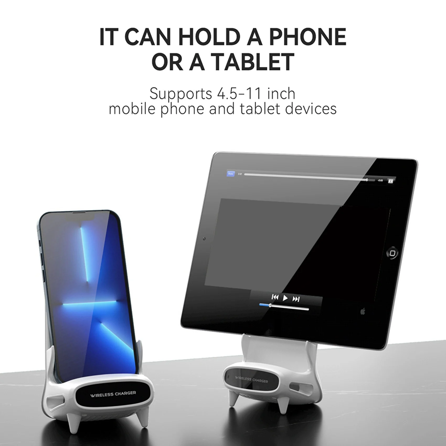 3X Mini Chair Wireless With Phone Stand Mobile Phone Bracket Creative Horizontal 15W Wireless Fast